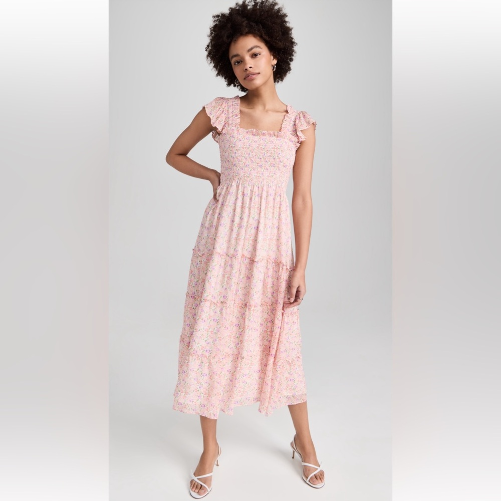 Pink Floral Women's Dress